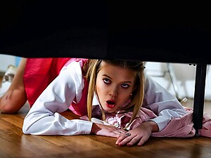 “Caught Redhanded!” Big Dick for Tiny Coco